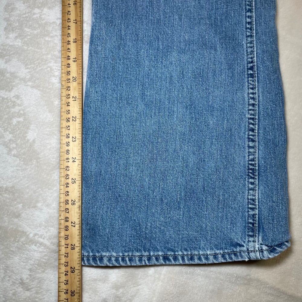 American Eagle Bootcut Jeans Mens Size 33x30 Blue Denim Medium Wash Mid Rise Y2K - Picture 6 of 8